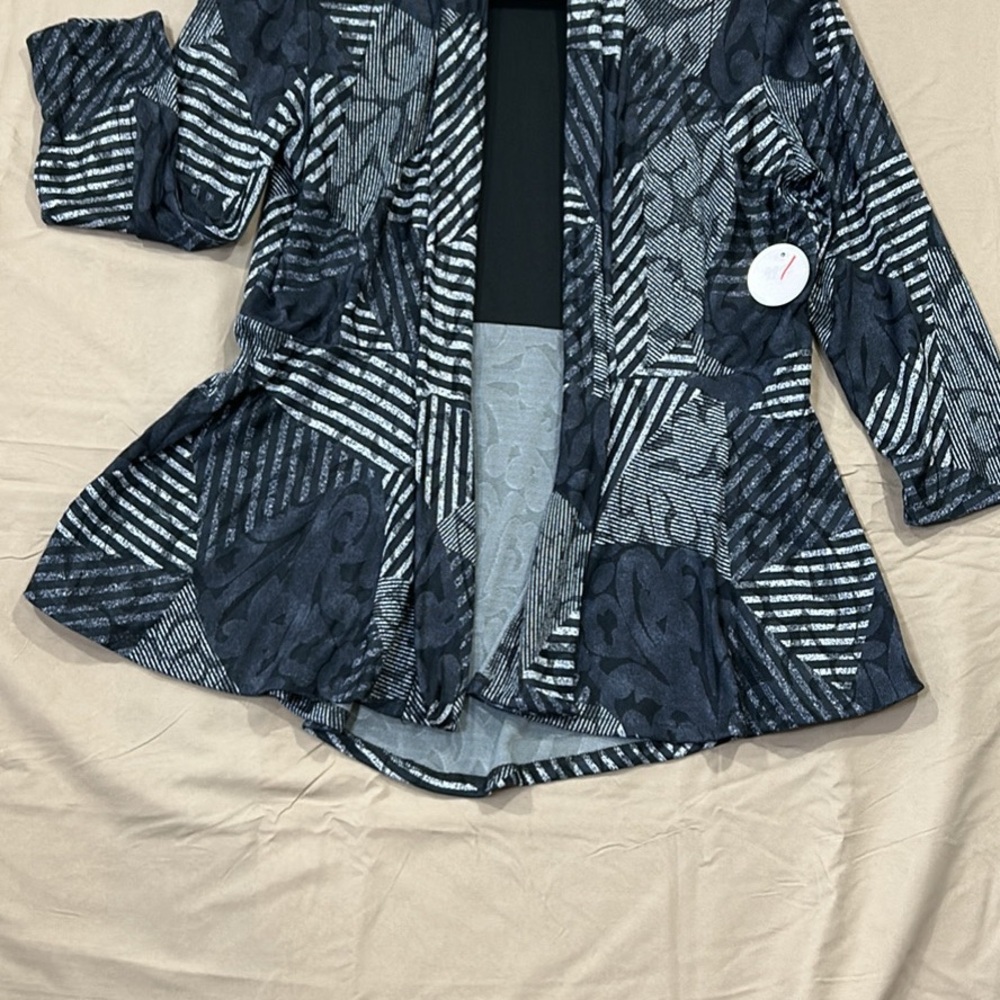 Stylish Black and Gray Women's Jacket